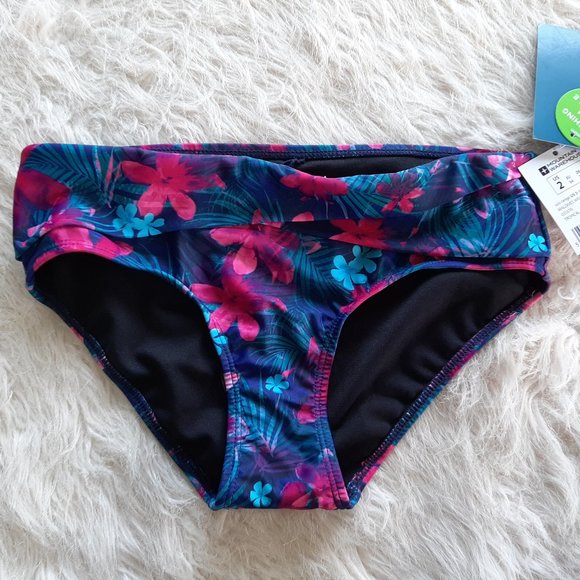 Mountain Warehouse Women's Tropical Floral Maldives Wrap Bikini Bottom Size US2 - Picture 1 of 6